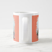 Taza De Café Gigante Bodegón de flores Grote Koffiekop (Achterkant)