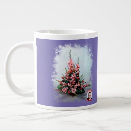 Taza De Café Gigante Bodegón de flores Grote Koffiekop (Links)