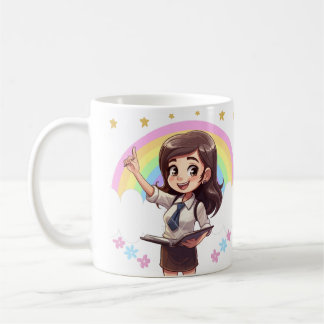 Taza de café kawaii para profesoras koffiemok