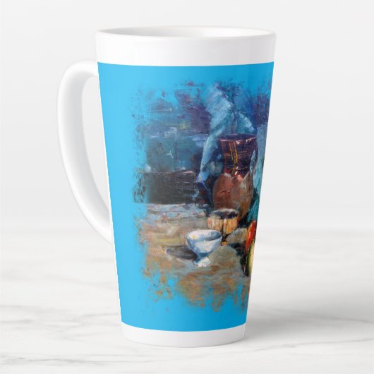 Taza de Café Latte Bodegón a espátula Mok (Linkerhoek)