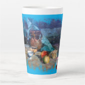 Taza de Café Latte Bodegón a espátula Mok (Voorkant)