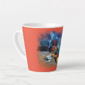 Taza de Café Latte Bodegón a espátula Mok (Linkerhoek)