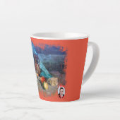 Taza de Café Latte Bodegón a espátula Mok (Rechterhoek)