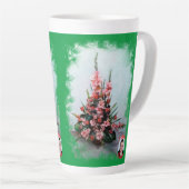 Taza De Café Latte Bodegón de flores Mok (Rechterhoek)