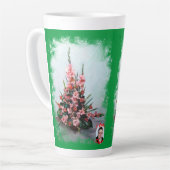 Taza De Café Latte Bodegón de flores Mok (Linkerhoek)