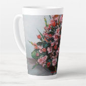 Taza De Café Latte Bodegón de flores Mok (Linkerhoek)