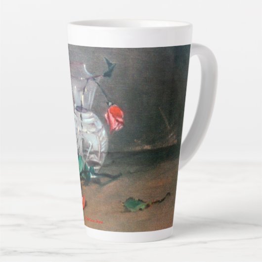 Taza De Café Latte Bodegón Latte Mok (Rechterhoek)