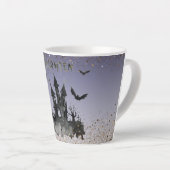 Taza de café latte con el toque de halloween mok (Rechterhoek)