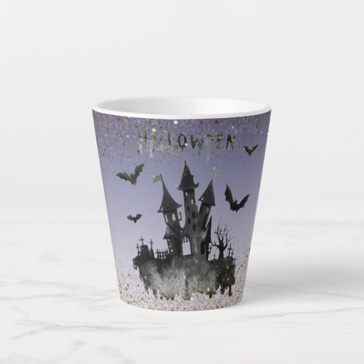 Taza de café latte con el toque de halloween mok (Voorkant)