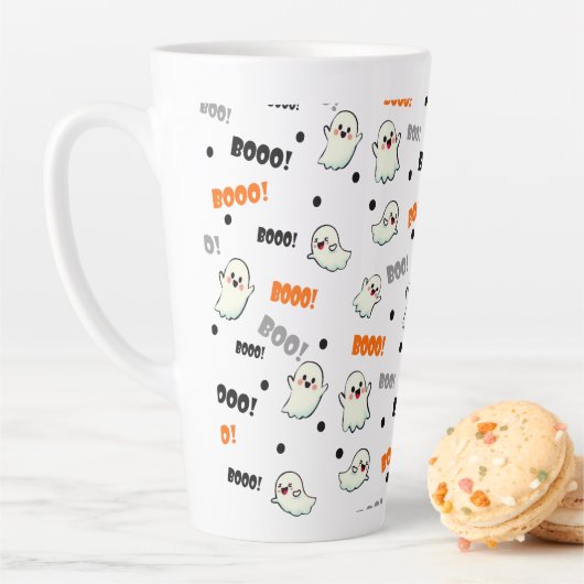 Taza de Café Latte Happy Little Fans Mok (In situ)