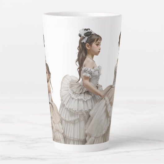 Taza de café latte latte mok (Voorkant)