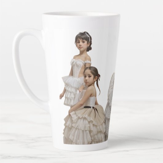 Taza de café latte latte mok (Links)