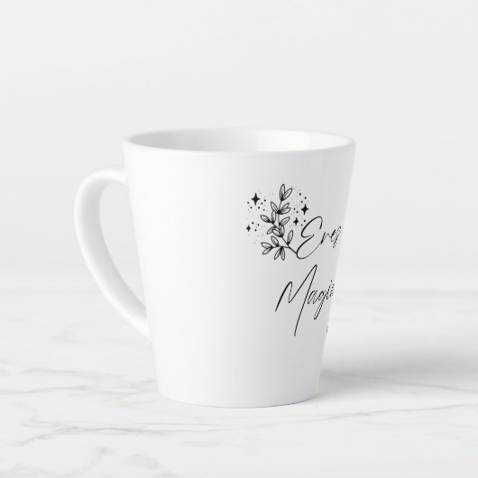 Taza de café latte latte mok (Linkerhoek)