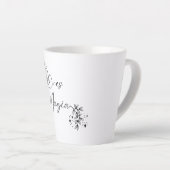 Taza de café latte latte mok (Rechterhoek)