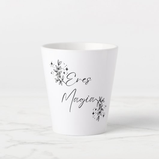 Taza de café latte latte mok (Voorkant)