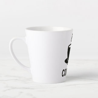Taza de café latte latte mok