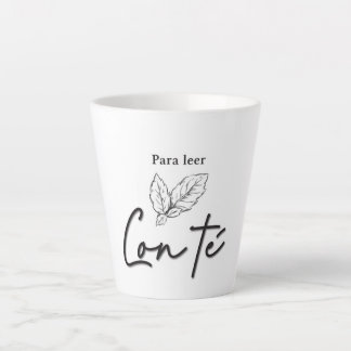 Taza de café latte latte mok