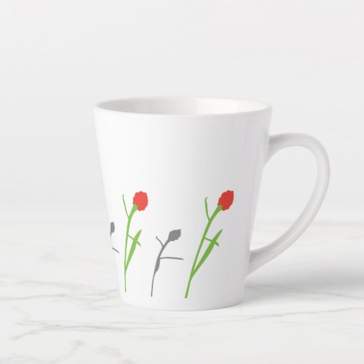 Taza de café latte mok (Rechts)