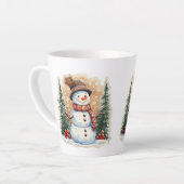 Taza de cafe latte mok (Linkerhoek)