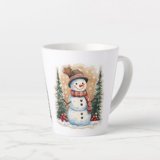 Taza de cafe latte mok (Rechterhoek)