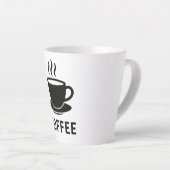 Taza de café latte mok (Rechterhoek)