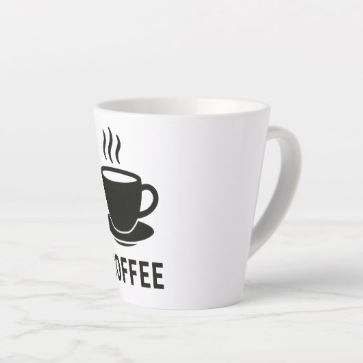 Taza de café latte mok (Rechterhoek)