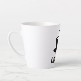 Taza de café latte mok
