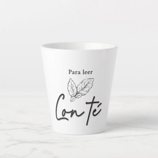 Taza de café latte mok (Voorkant)