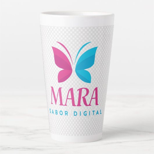 Taza de Café MARA – Sabor Digital Latte Mok (Voorkant)