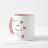 Taza de café Mother's Day personalizable. Mok (Voorkant links)