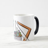 Taza de café para maestros y profesores magische mok (Voorkant rechts)