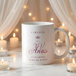 Taza De Café Romántico equipo de novias en tonos r Koffiemok