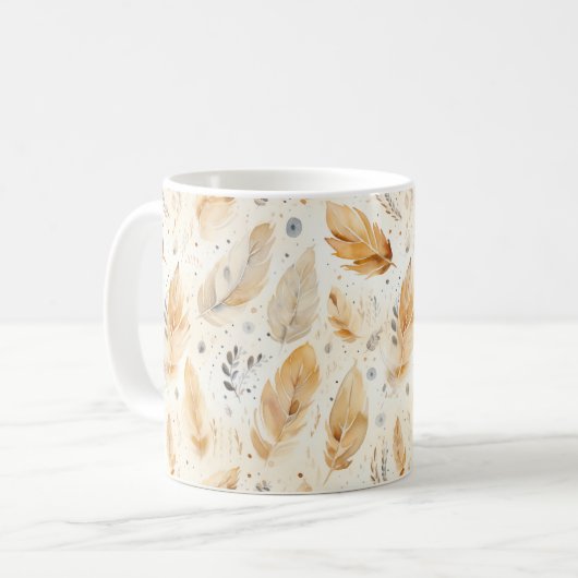 Taza de café - taza con flores koffiemok (Voorkant links)