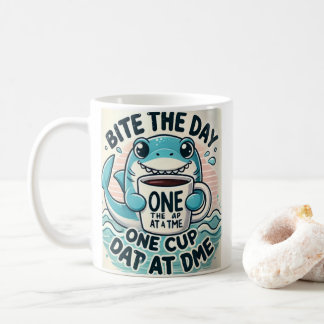 Taza de café - Taza divertida de tiburón simpático Koffiemok
