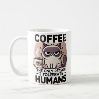 Taza de café - Taza divertida gato sarcástico Koffiemok