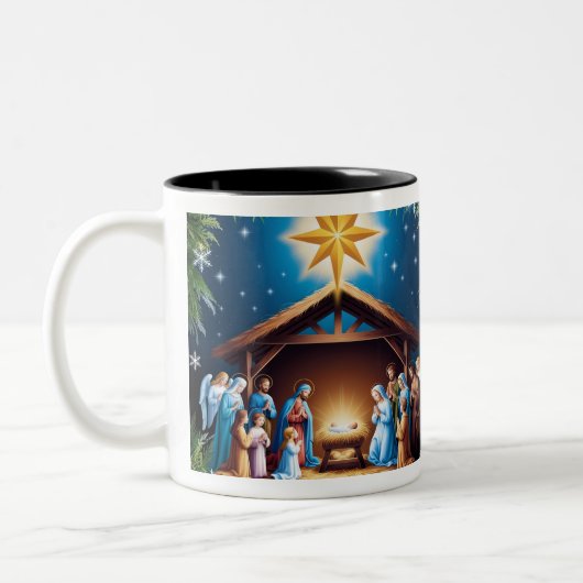 Taza de café tweekleurige koffiemok (Links)