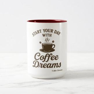 taza de café vintage  tweekleurige koffiemok
