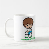 Taza de chico fisioterapeuta koffiemok (Links)