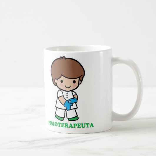 Taza de chico fisioterapeuta koffiemok (Rechts)