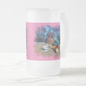 Taza De Cristal Esmerilado Bodegón a espátula Matglas Bierpul (Voorkant rechts)