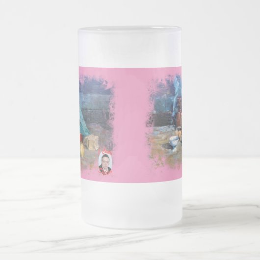 Taza De Cristal Esmerilado Bodegón a espátula Matglas Bierpul (Center)