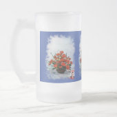 Taza de Cristal Esmerilado Bodegón de flores Matglas Bierpul (Links)