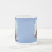 Taza De Cristal Esmerilado Bodegón de flores Matglas Koffiemok (Center)