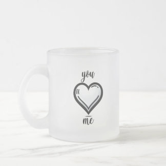 Taza De Cristal Esmerilado cup for lovers Matglas Koffiemok