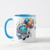 Taza de Cumpleaños Astronauta con Globos  Mok (Links)