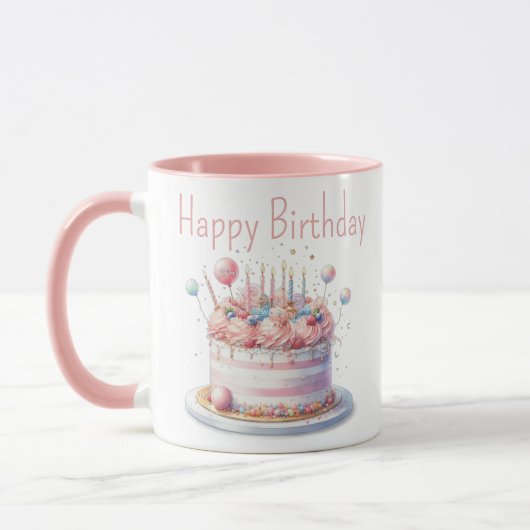 Taza de cumpleaños  mok (Links)