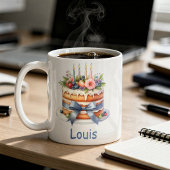 Taza de cumpleaños personalizable koffiemok