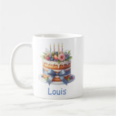 Taza de cumpleaños personalizable koffiemok (Links)