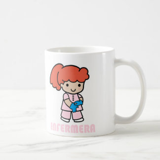 Taza de enfermera con guantes koffiemok