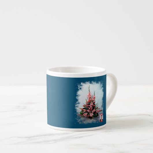 Taza De Espresso Bodegón de flores Espresso Kop (Voorkant rechts)